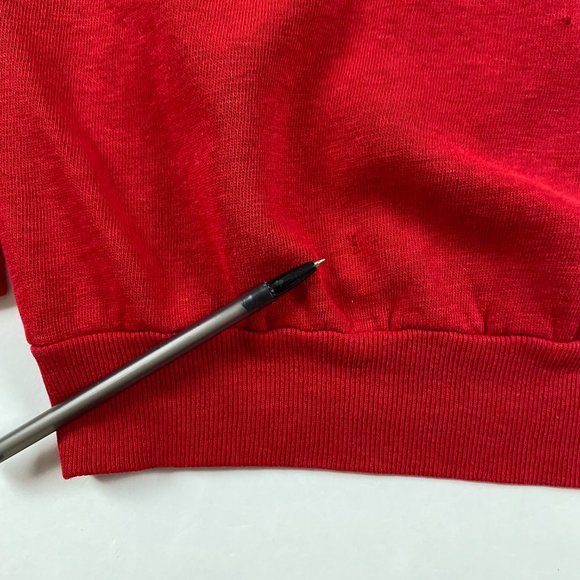 Vintage 70s Snoopy Peanuts Sweatshirt Small I'm Allergic To Morning Woodstock - Picture 7 of 16